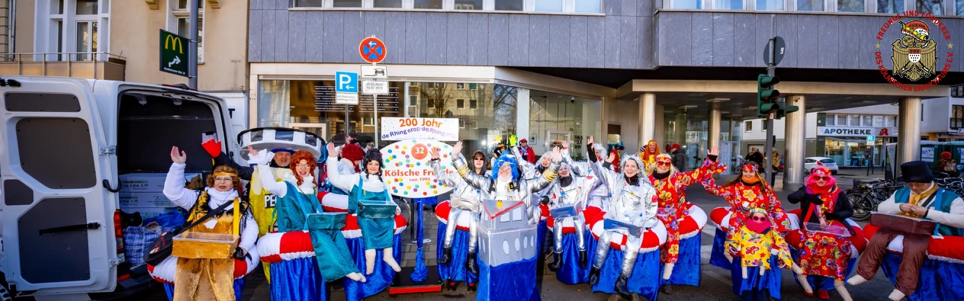 Ehrenpreis „Der Goldene Lappenclown“ (Festkomitee Kölner Karneval): (Gruppe V32) Stammdesch Kölsche Fründe e.V.